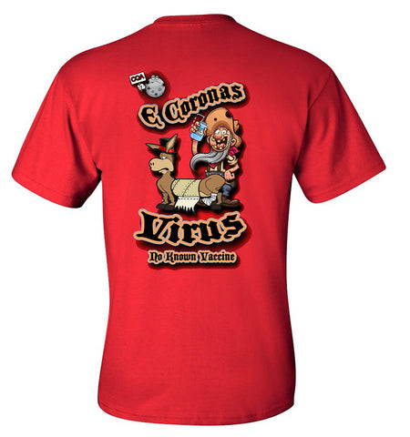 E CORONAS VIRUS Pocket T-shirt