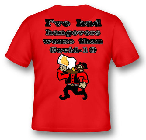 Covid 19 Hangover Pocket T-shirt