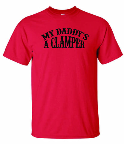 Child's T-Shirt: My Daddy's a Clamper