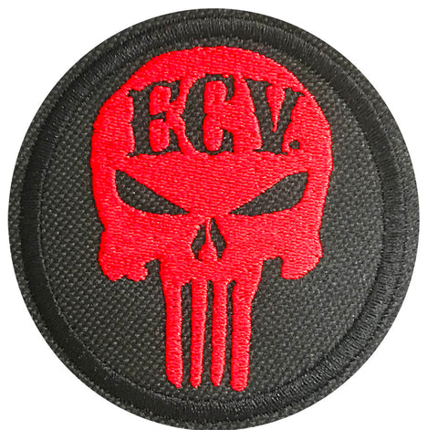 3 inch ECV punisher scull patch