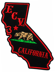 12 inch California Back patch