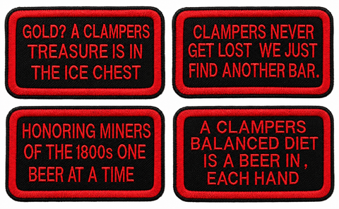 4 CLAMPER PATCHES