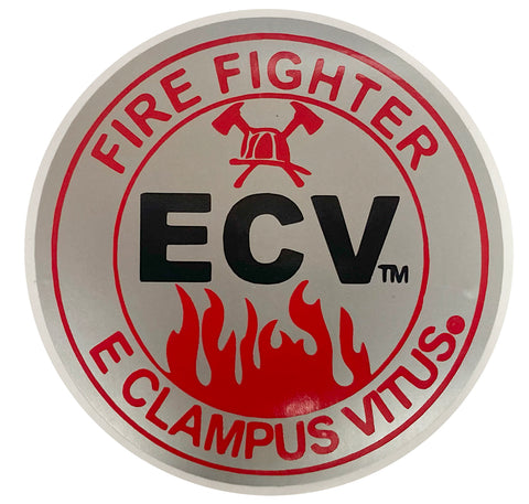 This is a 4 inch Fire Fighter sticker