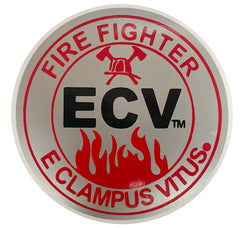 This is a 4 inch Fire Fighter sticker