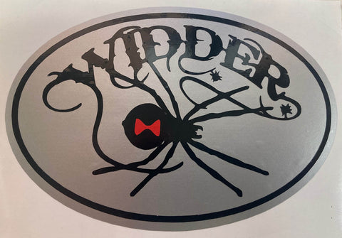 6 inch Widder Spider Window Sticker