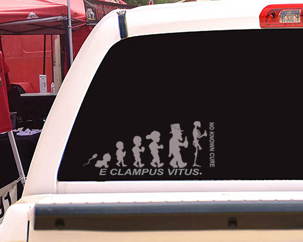 10 inch Clamper Evolution Window Sticker – Wreck'n Ball Enterprises