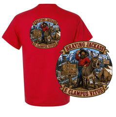T shirt Red Braying Jackass