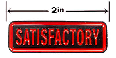 SATISFACTORY Pin