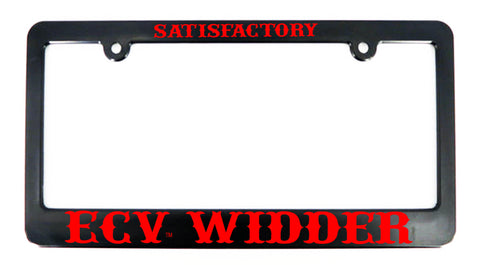 Sale// Heavy duty plastic WIDDER license plate frame