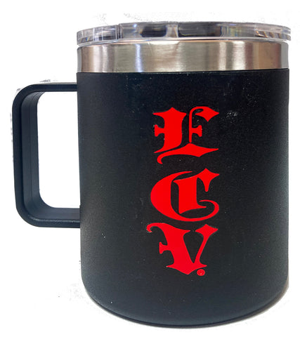 Black15 0z stainless mug