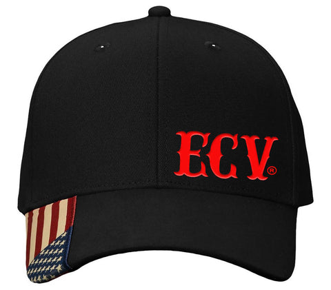 Patriotic Flag/Camo ECV Cap