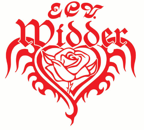 Flaming Rose Widder Sticker