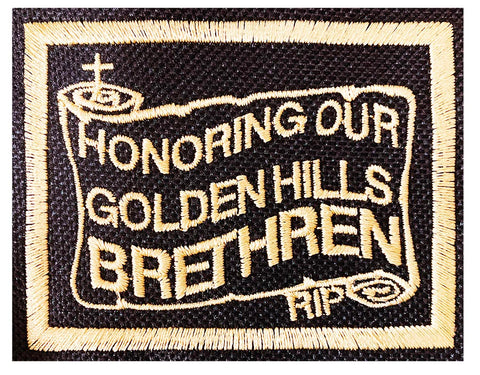 Patch Honoring Golden Hills Brothers