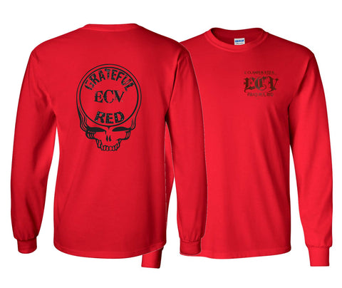 Clearance Sale special GRATEFUL RED  red Long Sleeve  T Shirts