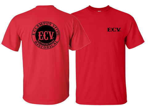ECV T shirt with 10" round  Logo