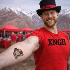 Temporary 3X3 ECV® Tattoo