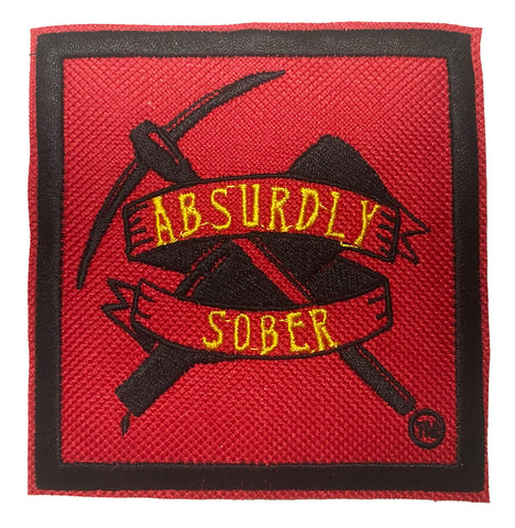 Absurdly Sober 3 1/2 inch  Patch