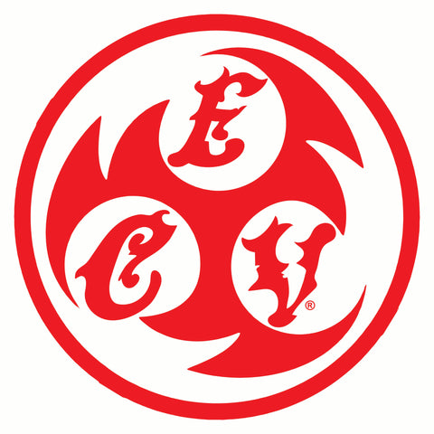 ECV Hazard 3 inch sticker