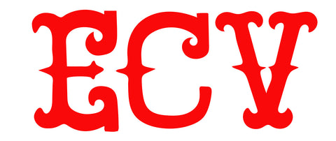 11 inch lg ECV Red Vinyl Sticker