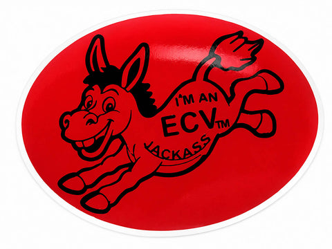 Sticker “I’m an ECV® Jackass”