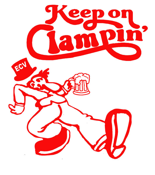 6 inch Keep on Clampn' sticker – Wreck'n Ball Enterprises