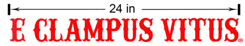 24 inch E Clampus Vitus ® window sticker