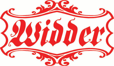 5 Inch Fancy Widder Window Sticker