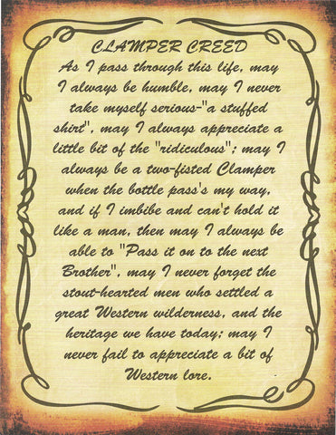 ECV. Clamper Creed