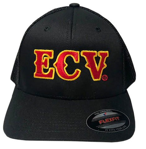 Black ECV Flex Fit Trucker Cap