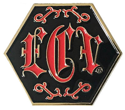 Black and Gold ECV Hexagon Pin