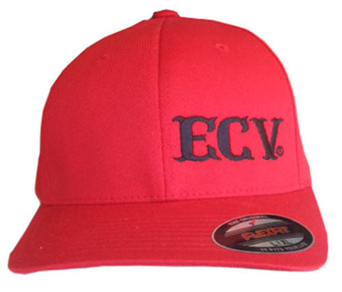 Red ECV Traditional Flex Fit Cap