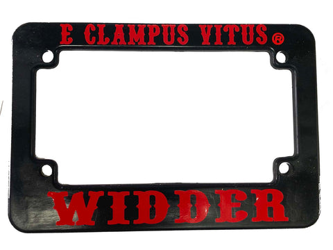 WIDDER Plastic Motorcycle License Plate Frame