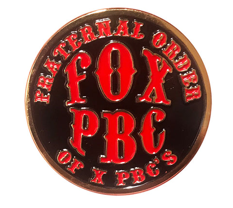 FOXPBC Fraternal Order of X PBC's Pin
