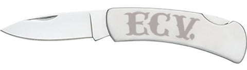 ECV Engraved Pocket Knife.