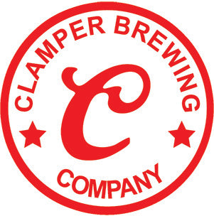 3 inch Red Clamper Brewing Company Window Sticker
