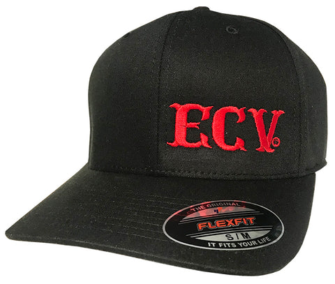 Black ECV Traditional Flex Fit Cap