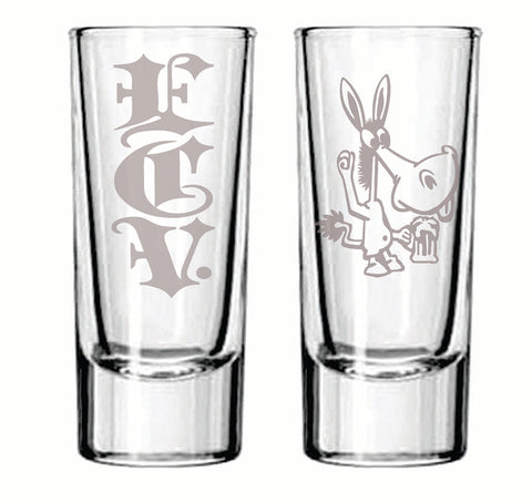 One 2 oz ECV Tequila-Style Shot Glass.