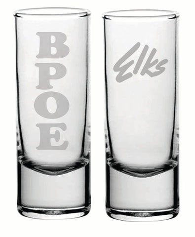 2 ounce BPOE Elks shot glass