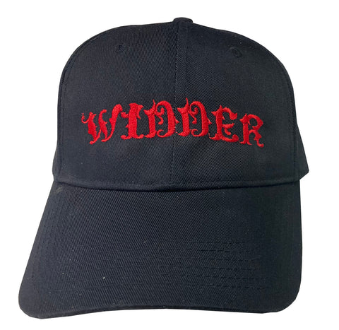 Black Widder embroidered cap