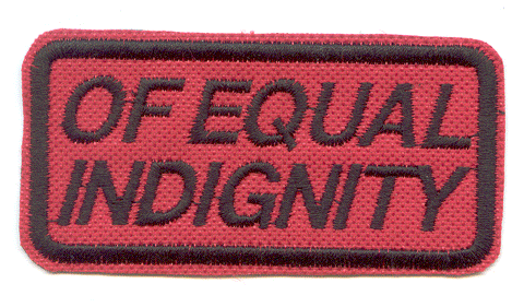"Of Equal Indignity" Patch