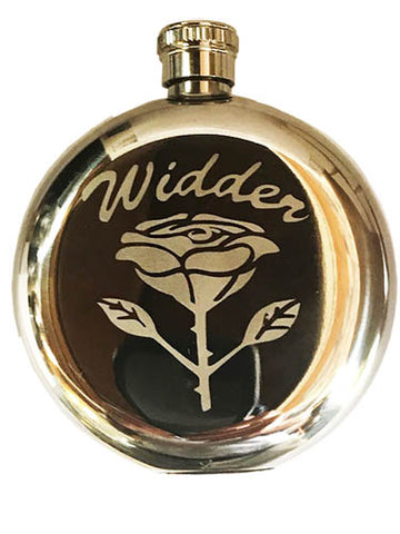 Widders 5oz Round Solid Stainless Steel Flask