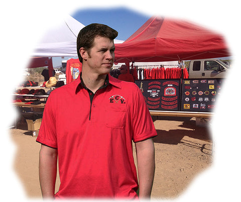 Red ECV Moisture-Wicking Sport Shirt with Pocket