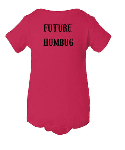 Red Infant Onesie: Future Humbug