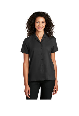 Ladies Black Camp Shirt