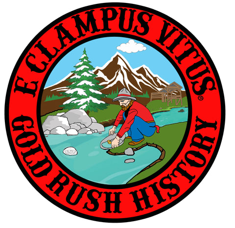 Gold Rush History Door Magnet