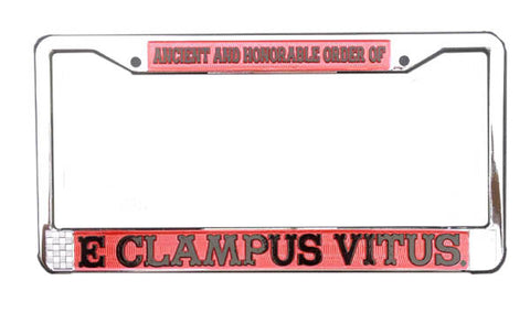 Back in stock Metal ECV License Plate Frame