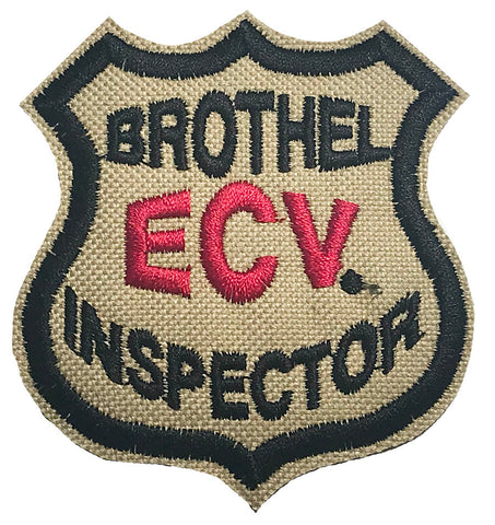 3 Inch Brothel Inspector Patch