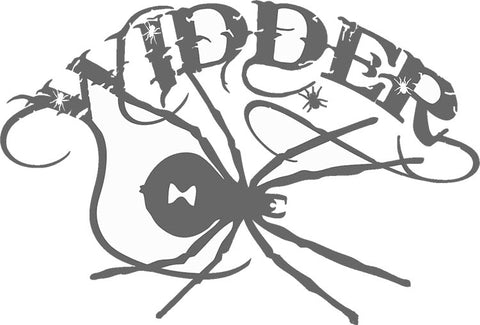 6 inch Widder Spider Window Sticker