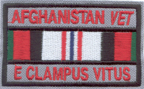 Military Patch Afganistan Clamper Campaign Patch