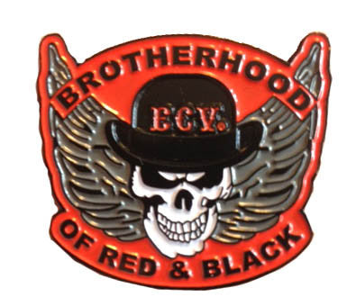 Brotherhood of Red and Black Pin